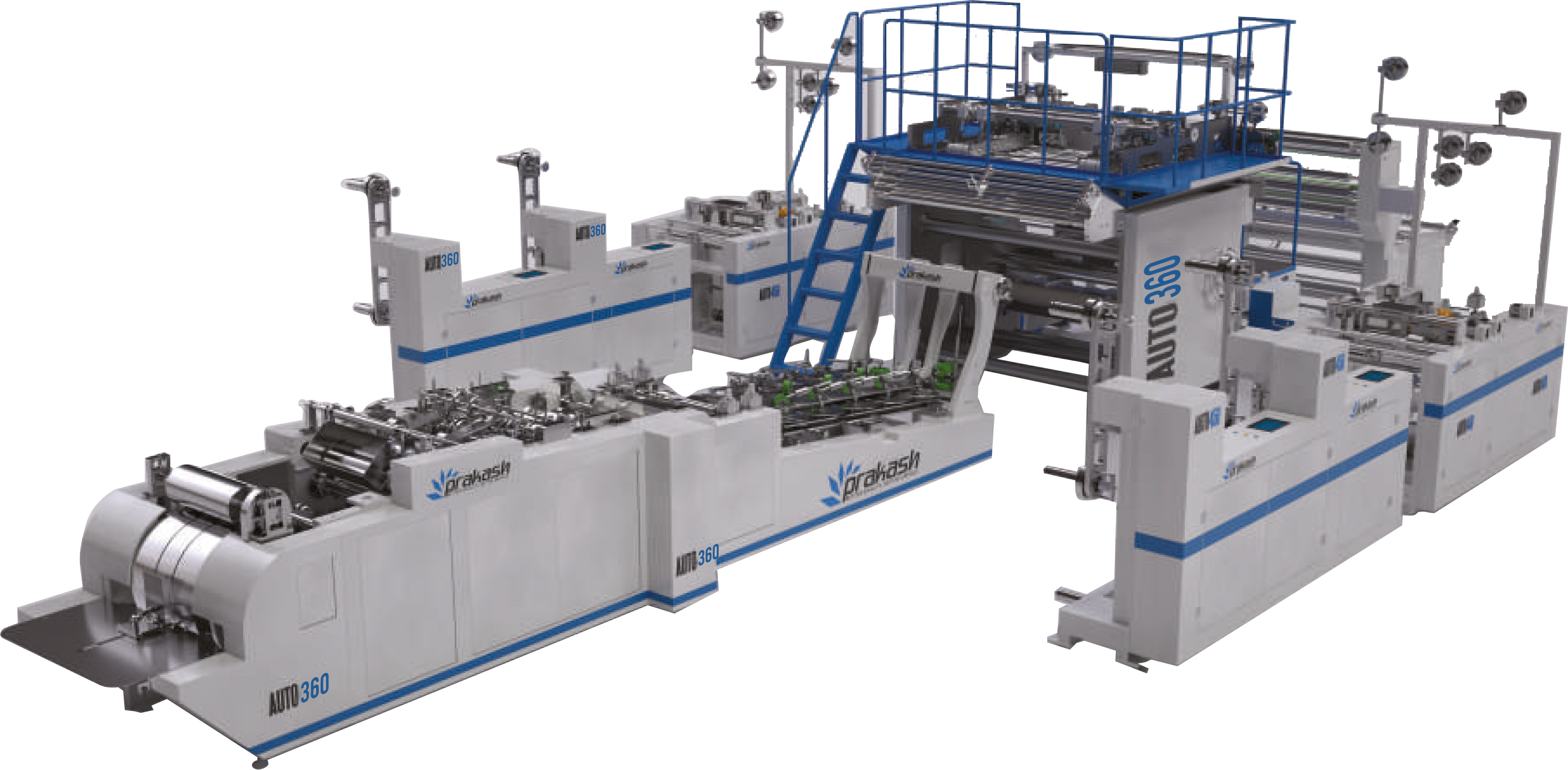 Fully Automatic Square Bottom Paper Bag Making Machine Auto 360